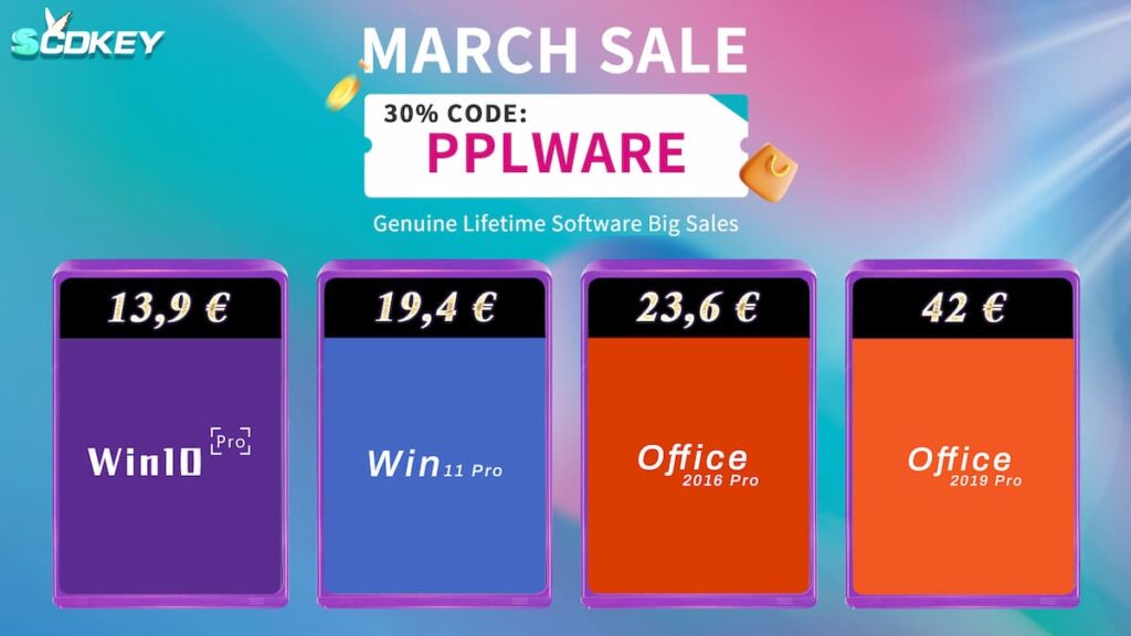 Super Promoção de março da Scdkey: Windows 11 Pro por 19,4€