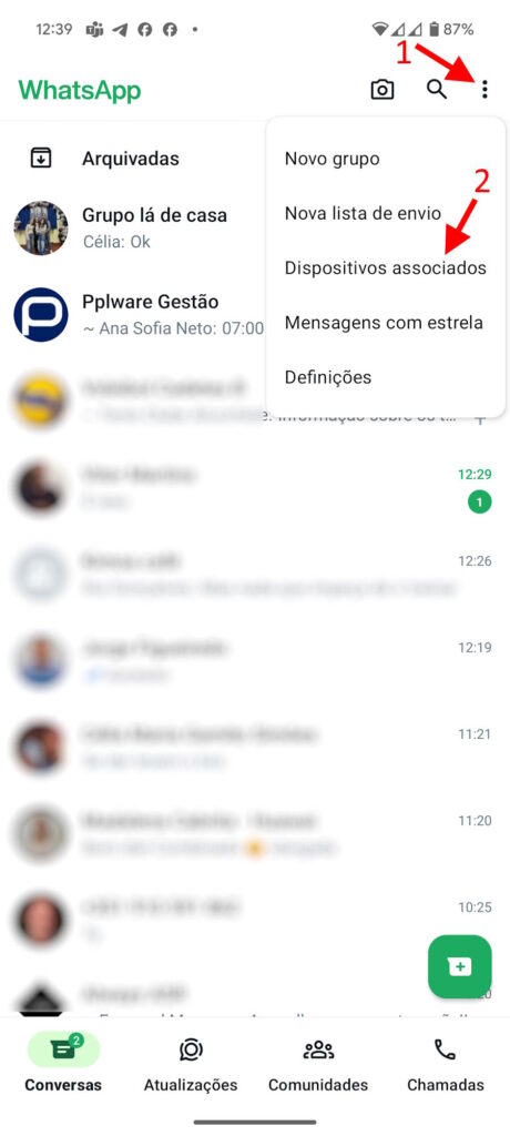 WhatsApp conta roubada dispositivos segurança