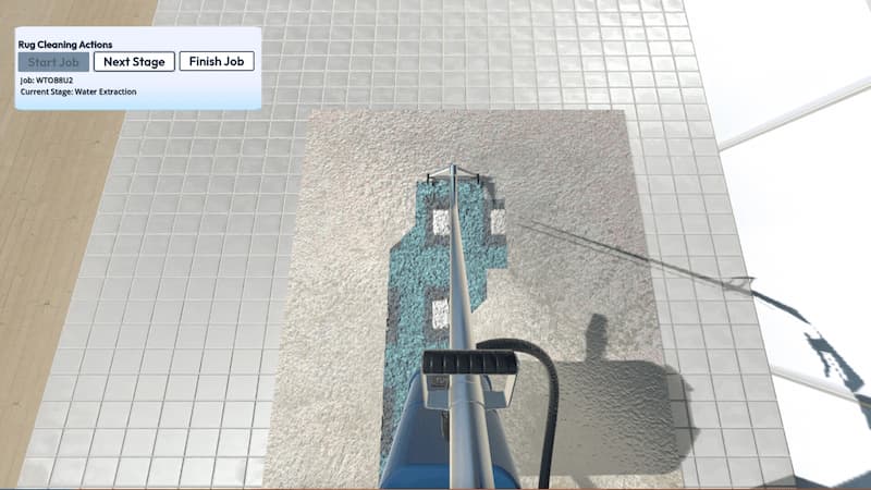 Como limpar tapetes com Rug Cleaning Simulator