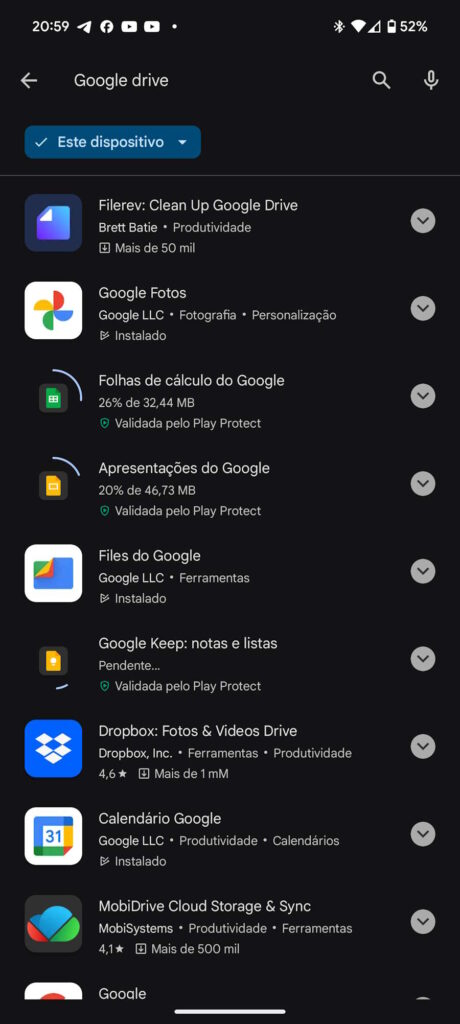 Play Store Android Google apps smartphone