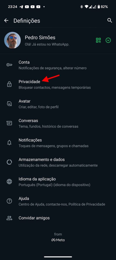 WhatsApp pré-visualização links segurança proteção