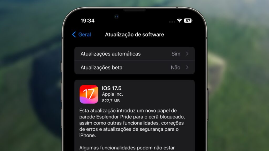 Apple lançou o iOS 17.5 com algumas novidades