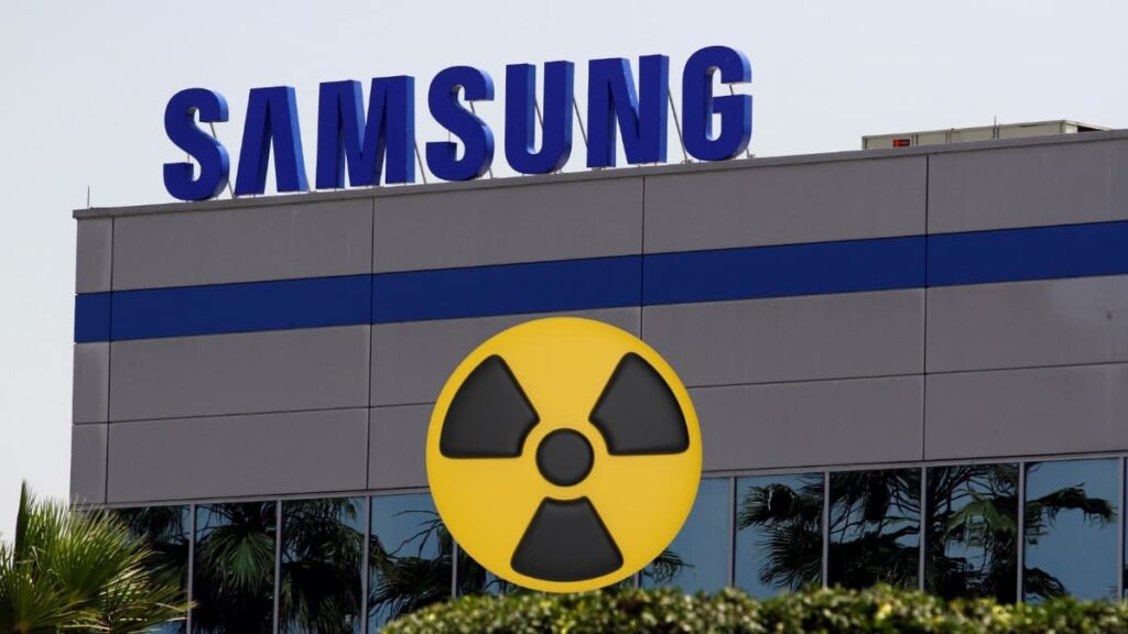 Dois funcionários da Samsung foram expostos à radiação, diz Samsung