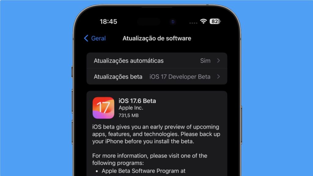 Apple liberta o iOS 17.6 beta público, além de macOS 14.6, iPadOS 17.6 e mais