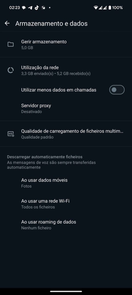 WhatsApp HD imagens qualidade