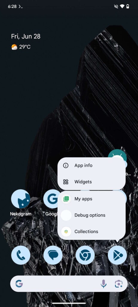 Google Android apps smartphones Coleções