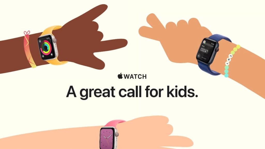Novo site da Apple promove o Apple Watch para crianças
