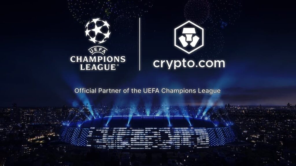 “Primeiro parceiro de criptomoeda”: Crypto.com vai patrocinar a Liga dos Campeões