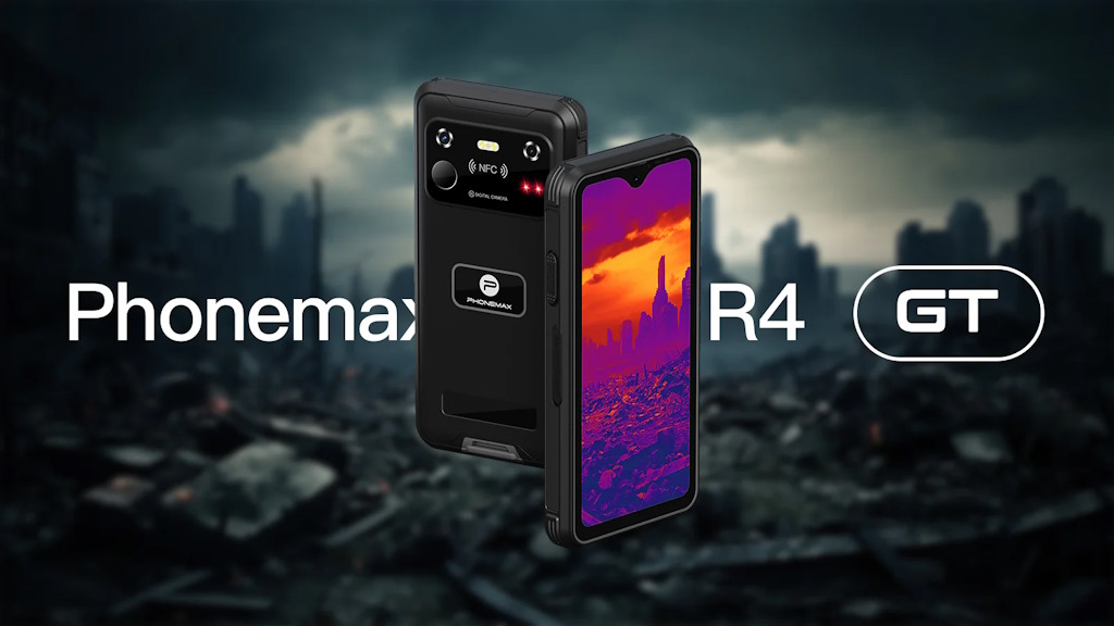 Phonemax R4GT: O smartphone robusto mais pequeno do mundo com imagem térmica
