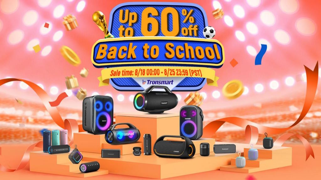 Tronsmart prepara grande promoção 828 para um regresso às aulas em cheio