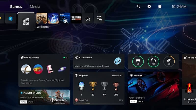 Venham conhecer as novidades na próxima actualização da PlayStation 5
