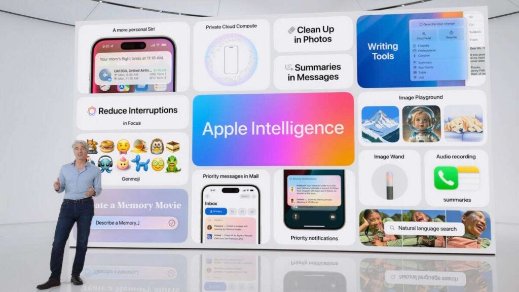 Apple pode adiar mais funcionalidades de IA para o final do ano, com o iOS 18.2