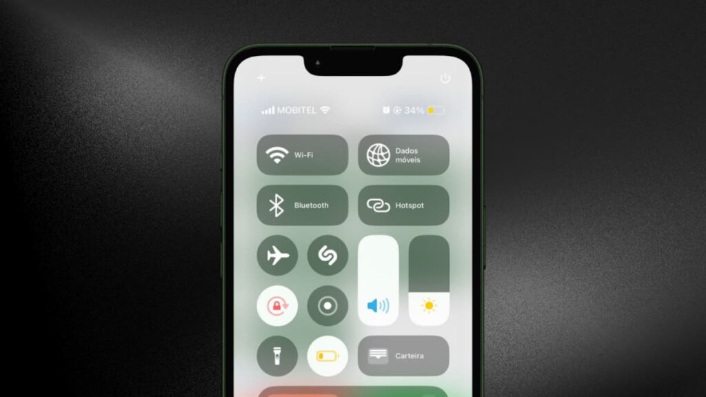 Como separar os ícones da Conectividade na Central de Controlo no iOS 18