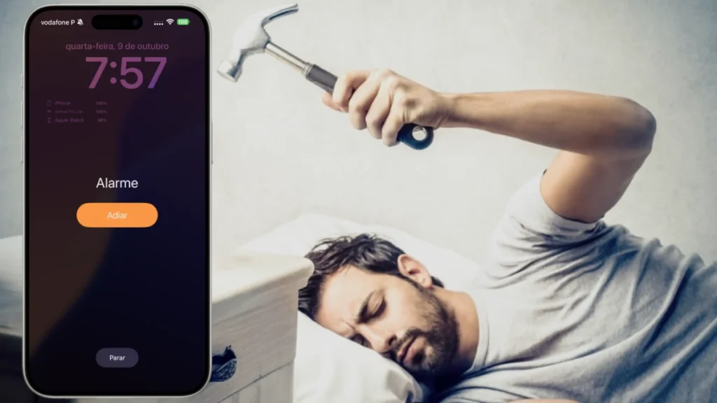O alarme do seu iPhone não precisa ter um botão Adiar