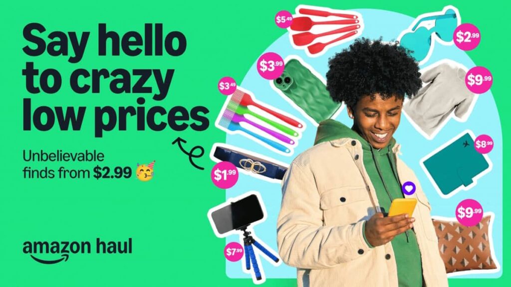Amazon Haul: nova loja com preços baixos quer competir com chinesas como a Temu e a Shein