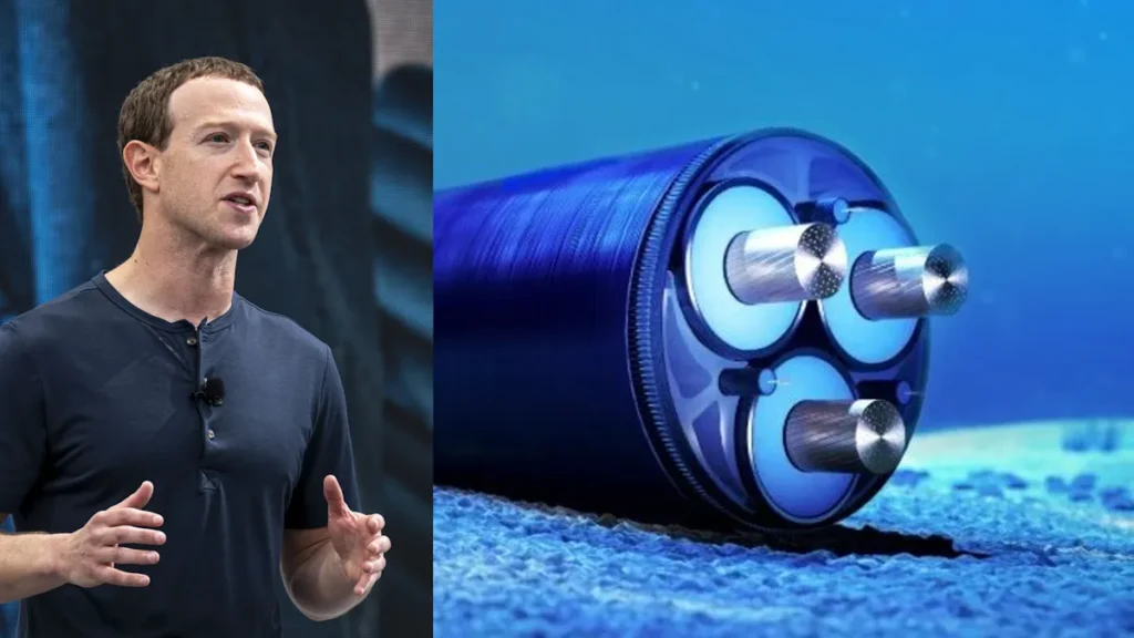 Meta planeia instalar um cabo submarino de fibra ótica de 40.000 km à volta do mundo