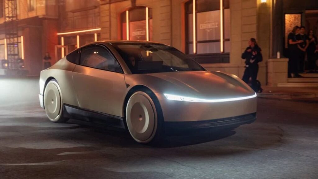 Cybercab da Tesla não tem volante, mas pode ser conduzido com um comando. Veja o vídeo!