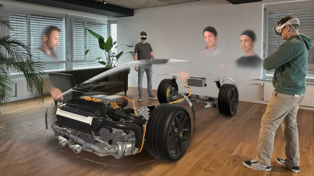 Porsche apresenta os seus automóveis com os Apple Vision Pro