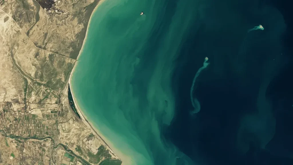 Satélites testemunham desaparecimento da “ilha fantasma” no Mar Cáspio (fotos)