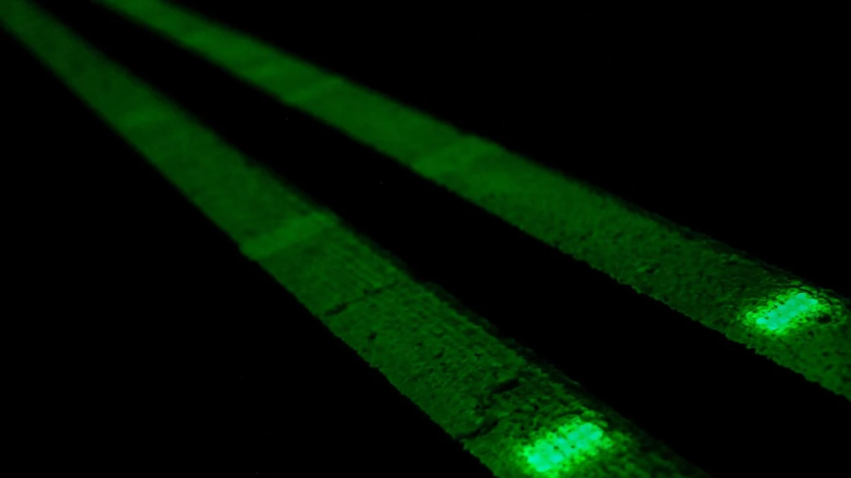 Malásia pintou as suas estradas com cores fluorescentes para as iluminar à noite, mas…