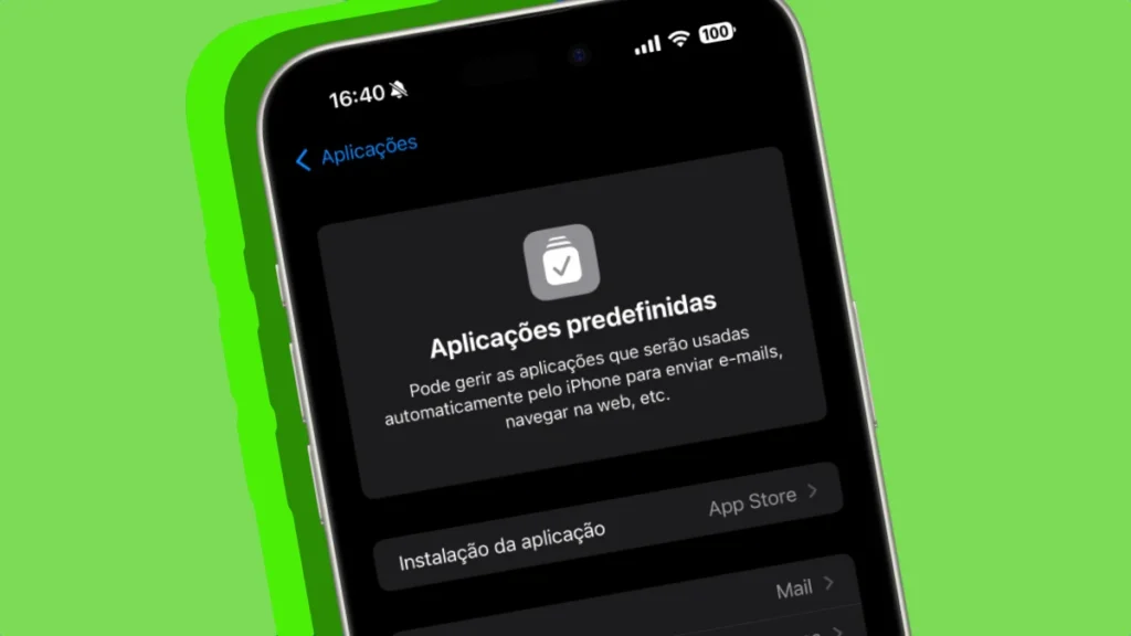 Como alterar as aplicações predefinidas do iPhone