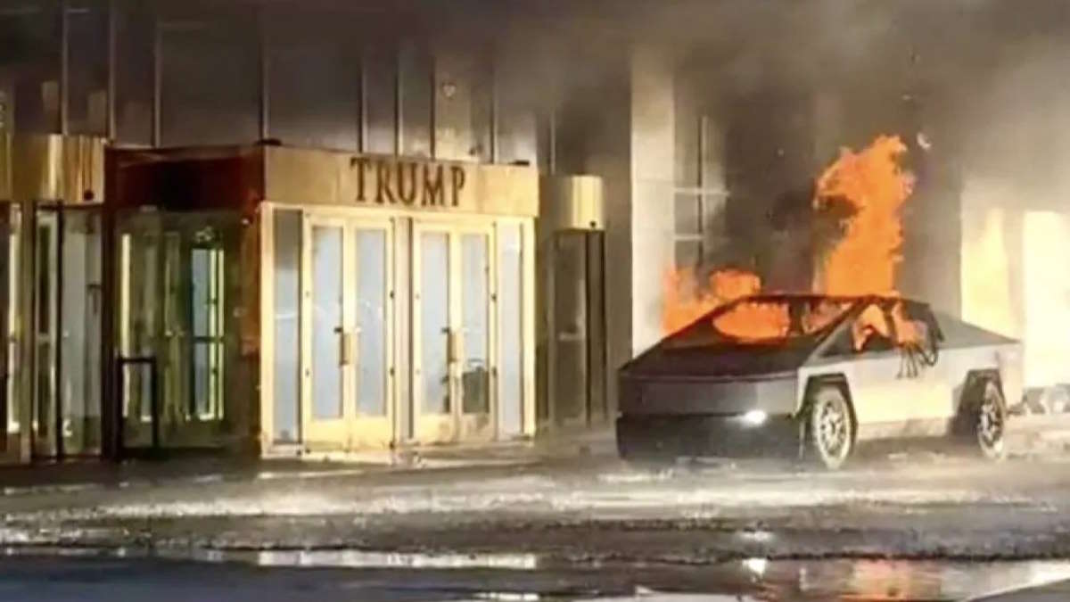 Cybertruck da Tesla explode em frente ao Trump Hotel em Las Vegas