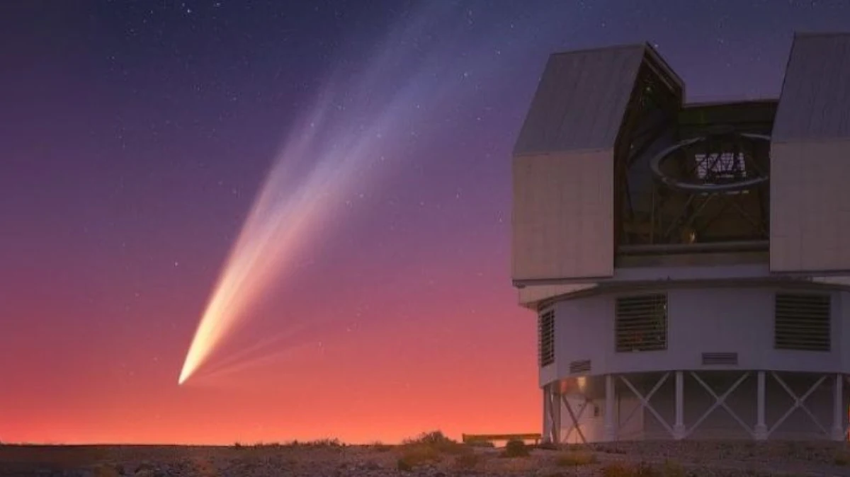 Astrónomos captaram fotos incríveis do cometa G3 ATLAS a passar pela Terra