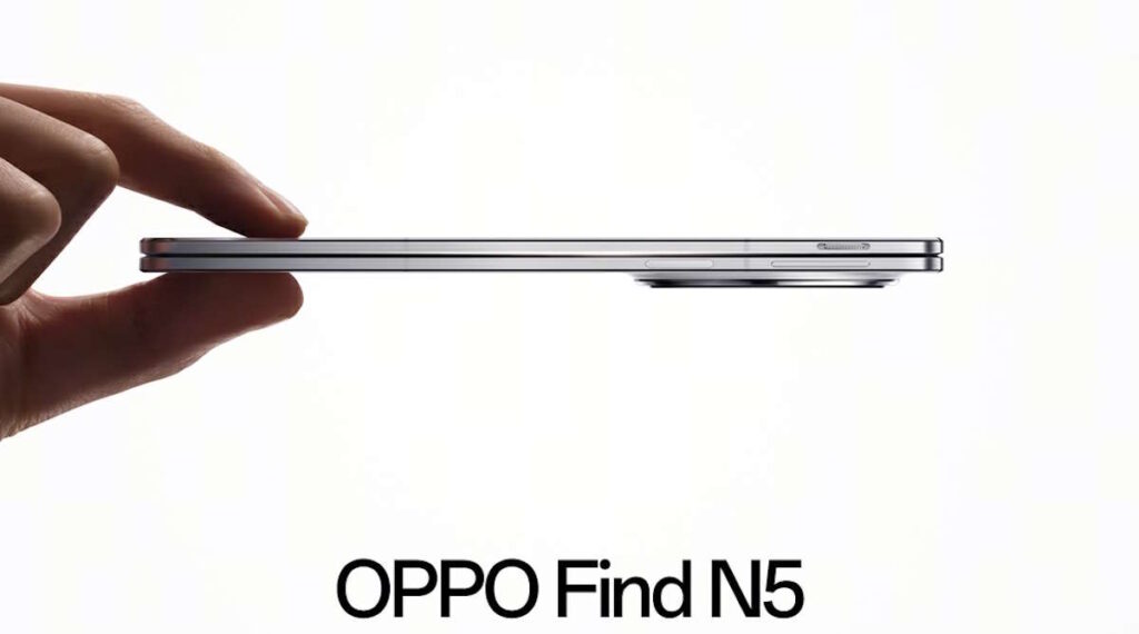 OPPO revela muito mais sobre o Find N5, o smartphone dobrável mais fino de sempre