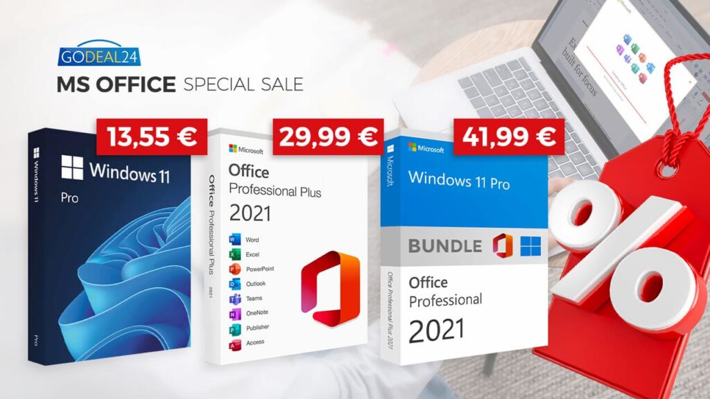 Oferta Especial Godeal24 – Office 2021 Lifetime e Windows