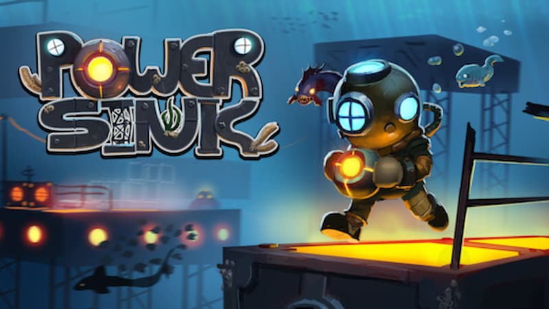 Power Sink, jogo de plataformas subaquático