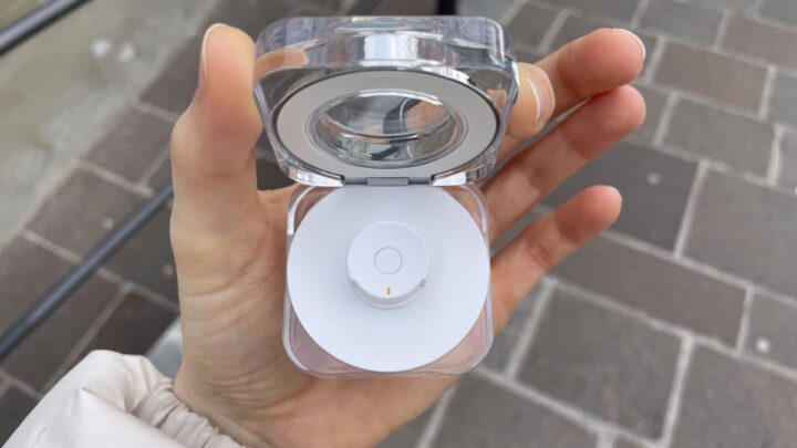 Caixa de carregamento do Galaxy Ring da Samsung
