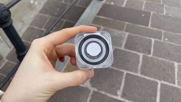 Caixa de carregamento do Galaxy Ring da Samsung
