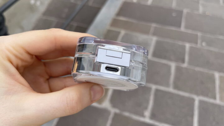 Caixa de carregamento do Galaxy Ring da Samsung