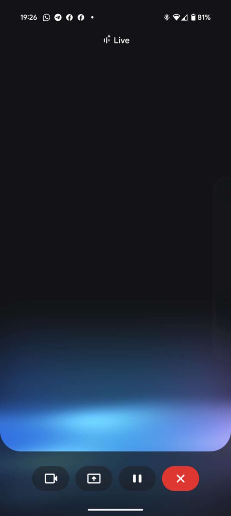 Gemini Live Google IA câmara ecrã