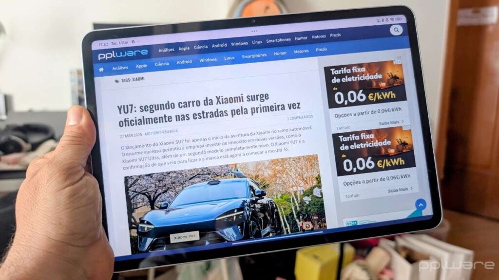 Xiaomi Pad 7 Pro: Um tablet preparado para o lazer e para o trabalho, mas com preço acessível