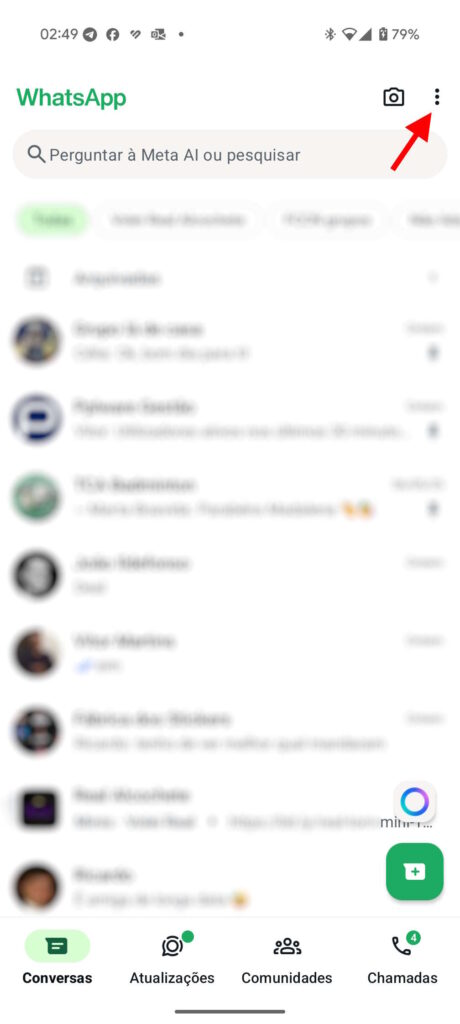 WhatsApp conta segurança dispositivos