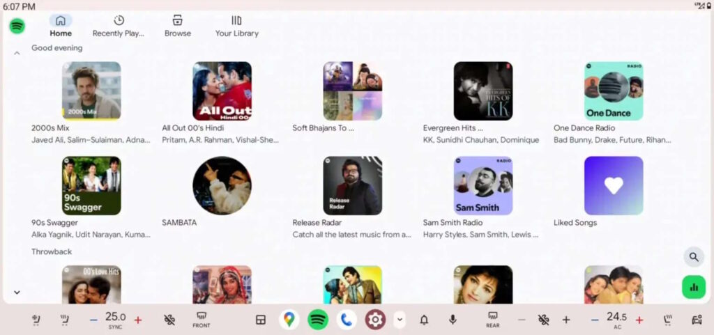 Android Auto Google interface tema claro
