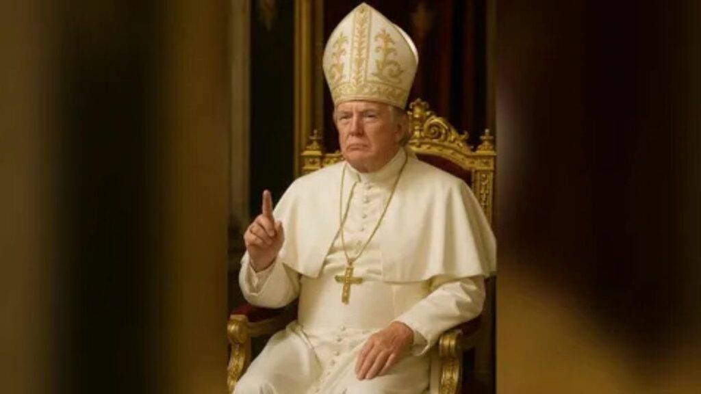 IA: Trump aparece na internet como se fosse o Papa