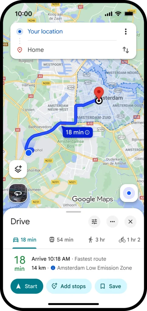 Google Maps Europa IA viagens ferramentas