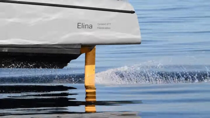 Barco elétrico C-8 Polestar Edition, da Candela