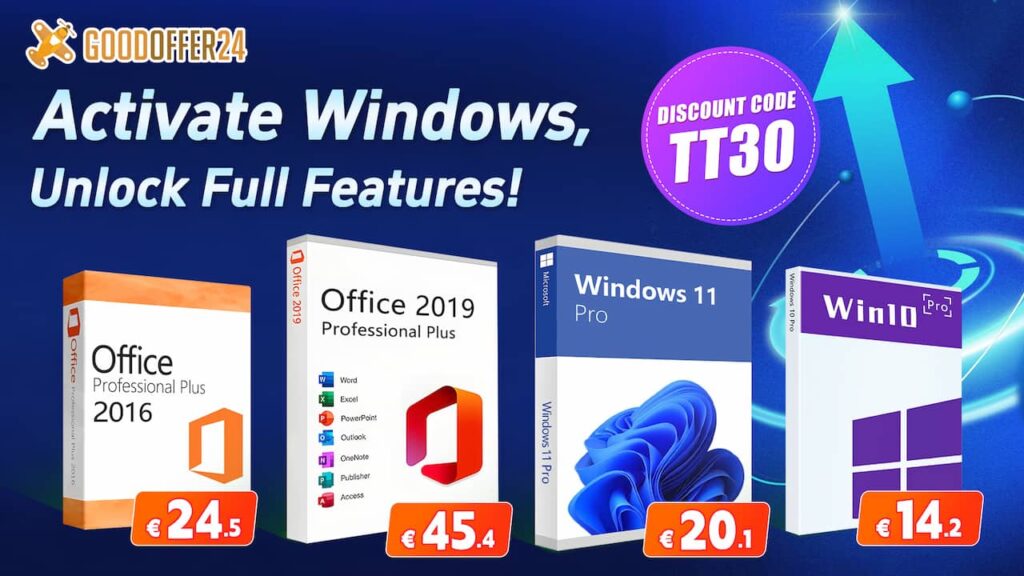 Poupe na ativação do seu PC: onde comprar Windows e Office a preços reduzidos