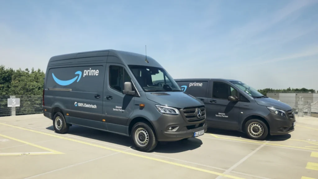 Elétricos ganham força: Amazon compra 5000 carrinhas elétricas Mercedes para a sua frota