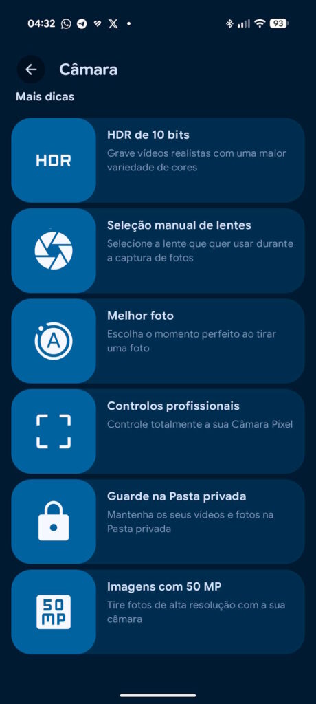 Google Pixel fotografia câmara
