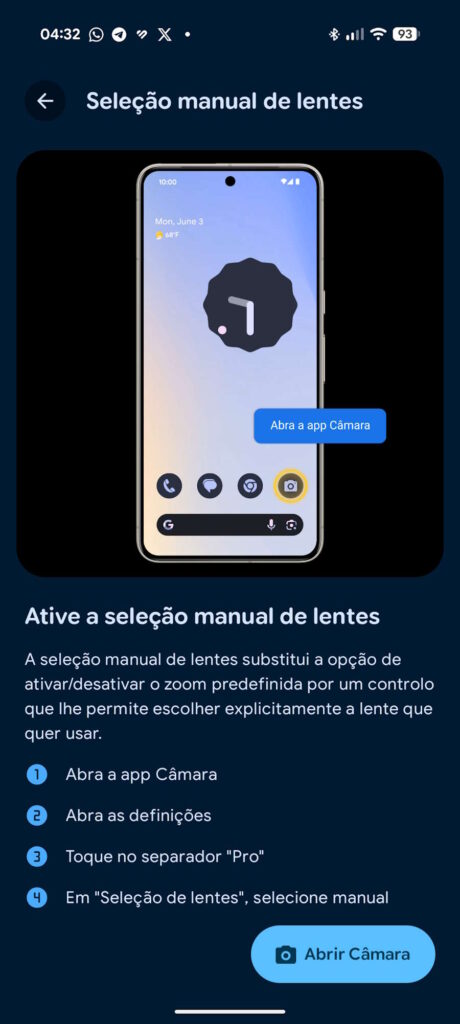Google Pixel fotografia câmara