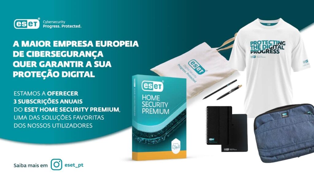 A ESET está a oferecer subscrições anuais. Veja como pode ganhar!