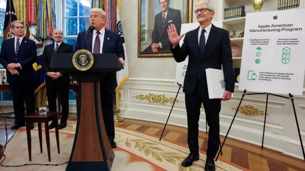 Trump impõe tarifa de 100% aos chips e abala a indústria tecnológica. Samsung sai beneficiada