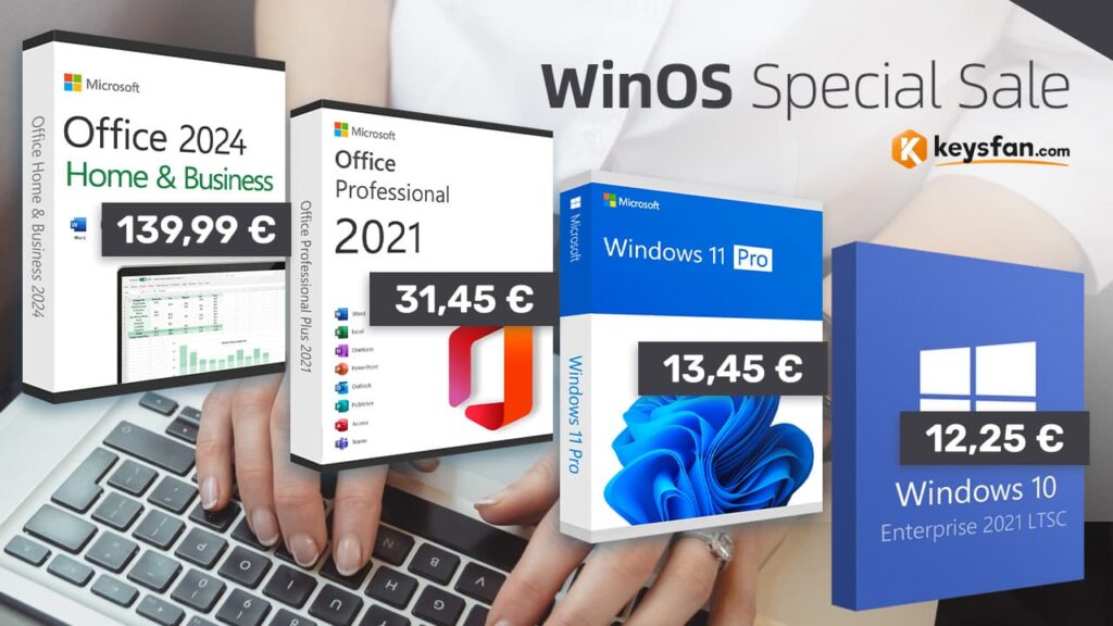 Atualize o PC com chaves digitais de Windows e Office desde 13,45€ – mais compra, mais poupa