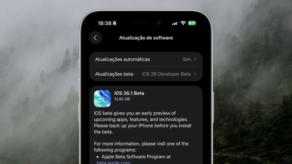Apple lança o iOS 26.1 beta para trazer as novidades que faltam