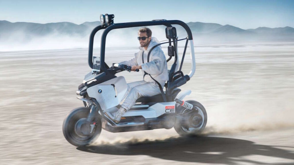 BMW Vision CE: visão radical do futuro numa mota elétrica que dispensa capacete