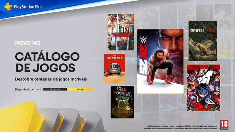 Novidades do mês de setembro no PlayStation Plus